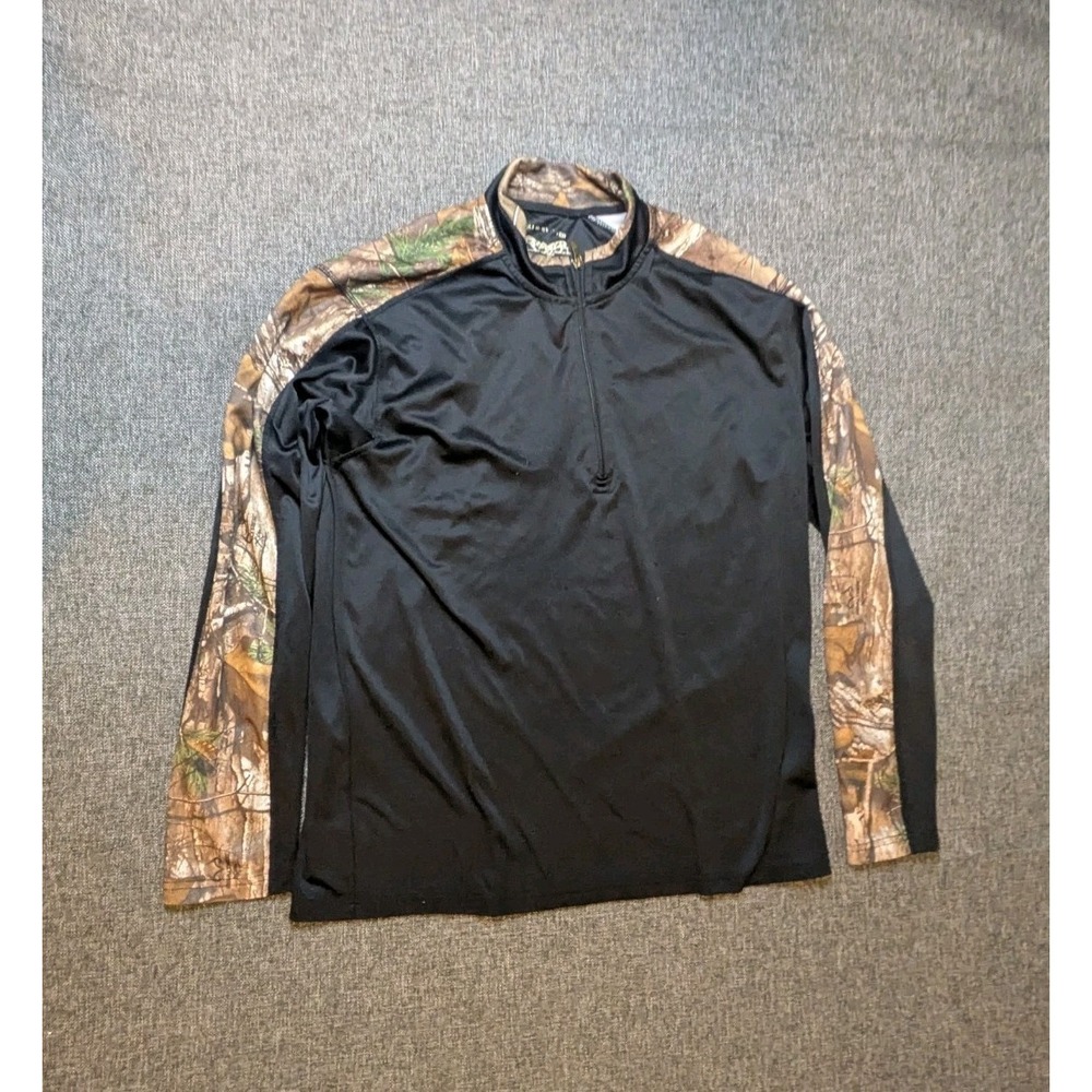 Buckhorn River Realtree Shirt Mens Medium Camo Long Sleeve‎ Thermal Outdoor Hunt